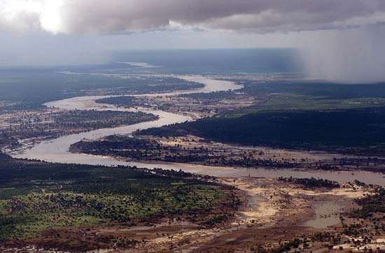 Limpopo River Southern Mozambique one of the great rivers of Africa