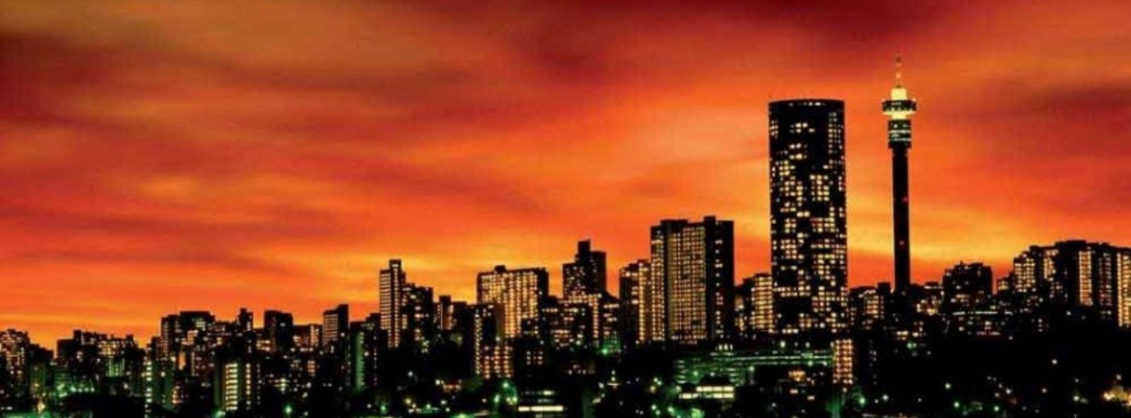 Johannesburg Skyline by Night Johannesburg Skyline by Night